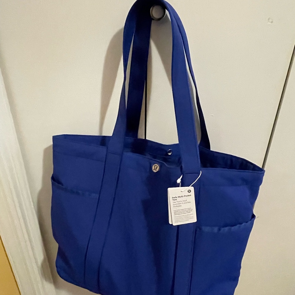 Lululemon Athletica Royal Blue Tote Bag